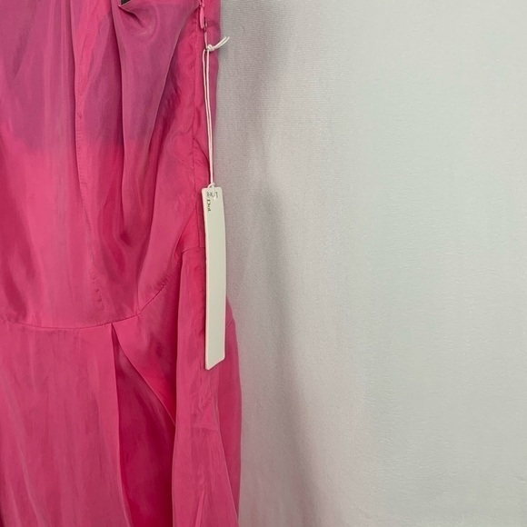 Line & Dot Racerback Fit & Flare Pink Dress M NWT - Picture 6 of 11